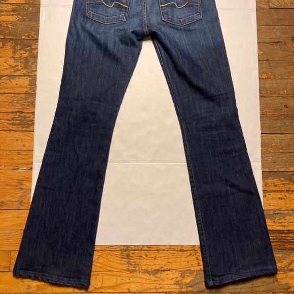 NWOT 7 For All Mankind Original Bootcut Dark Wash Jeans size 27 - Picture 4 of 11